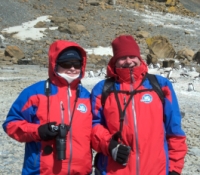 Mike and Nora in Antarctica